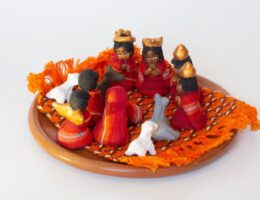 Tallas en madera y textil Portal de Navidad