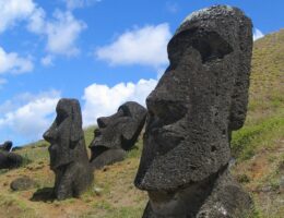 easter island, head, mystical