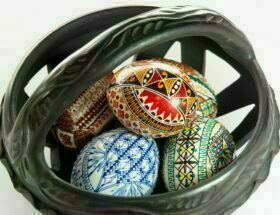 comprar Huevo de Pascua pintado a mano